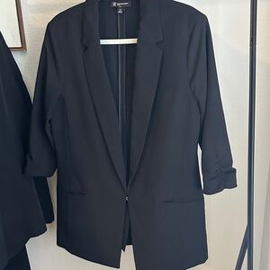 INC International Concepts Classic Black Blazer